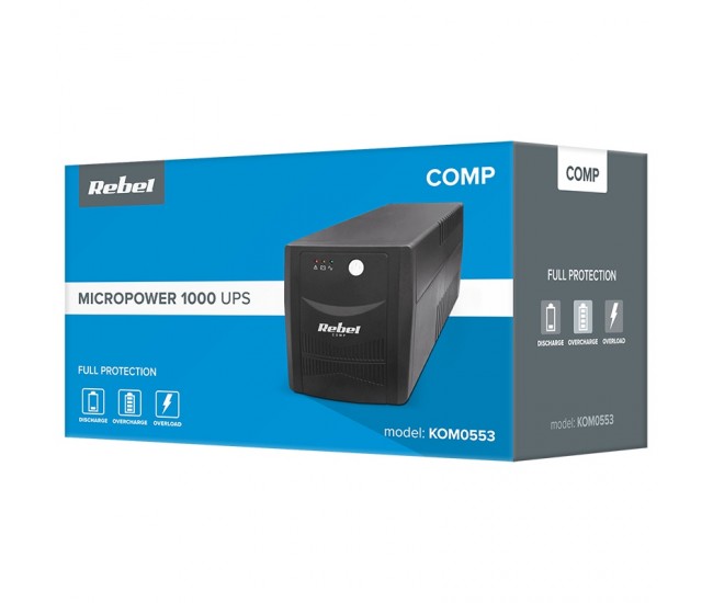 UPS MICROPOWER 1000 (1000VA/600W) REBEL 