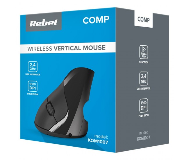 MOUSE VERTICAL WIRELESS WM500 REBEL 