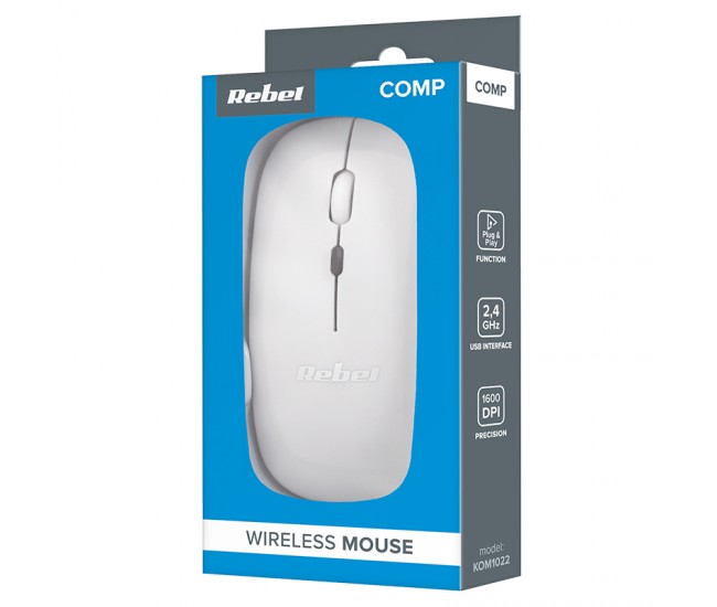 MOUSE WIRELESS 1600 DPI WM210 REBEL 