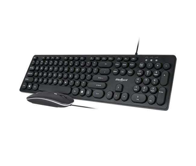 KIT TASTATURA SI MOUSE CU FIR WDS200 REBEL 