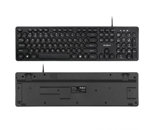 KIT TASTATURA SI MOUSE CU FIR WDS200 REBEL 
