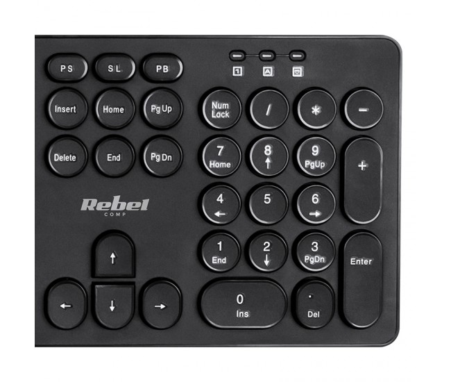 TASTATURA WIRELESS WK100 REBEL 