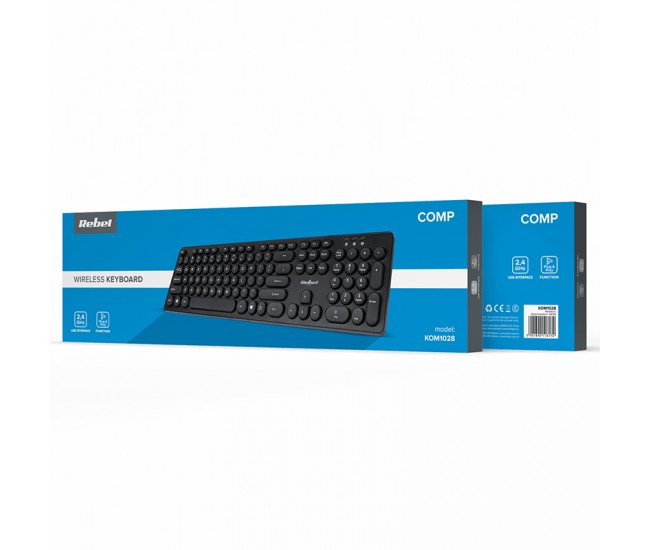 TASTATURA WIRELESS WK100 REBEL 