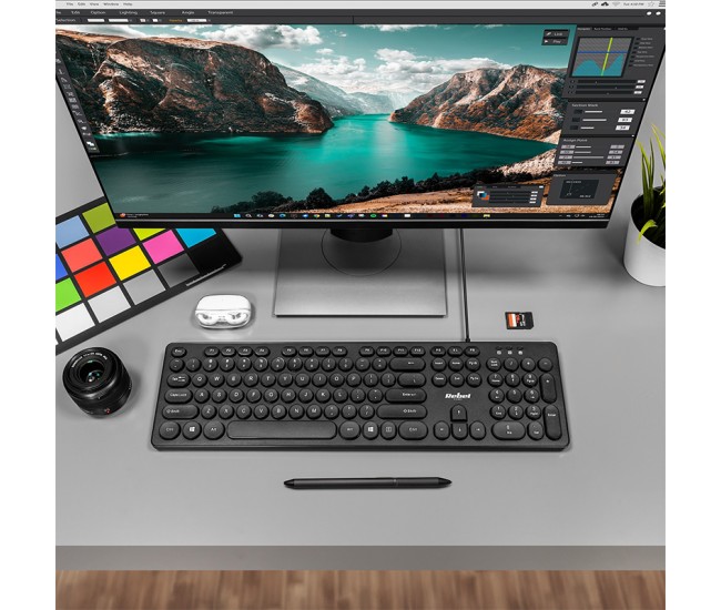 TASTATURA CU FIR WDK100 REBEL 