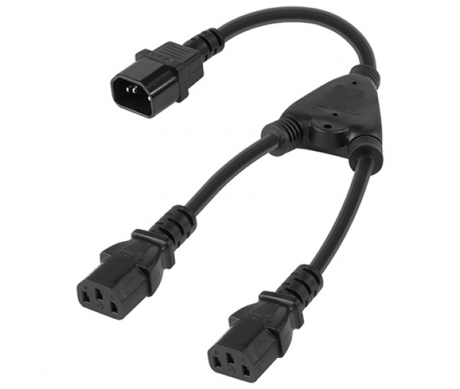 CABLU SPLITTER ALIMENTARE PC C14 - 2X C13 