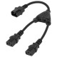 CABLU SPLITTER ALIMENTARE PC C14 - 2X C13 