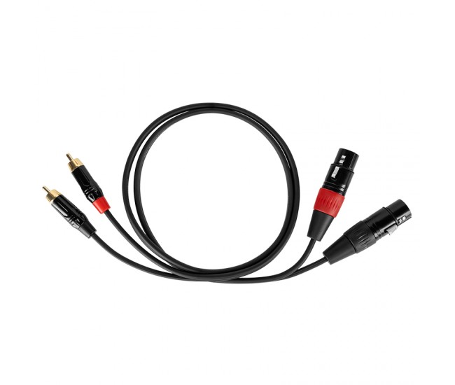 CABLU XLR - 2RCA 1M CABLETECH 