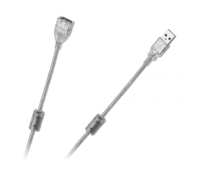 CABLU USB 2.0 TATA A - MAMA A ECRANAT 5M 