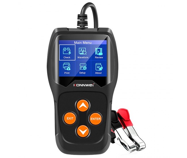 TESTER BATERII AUTO KW600 KONWEII 