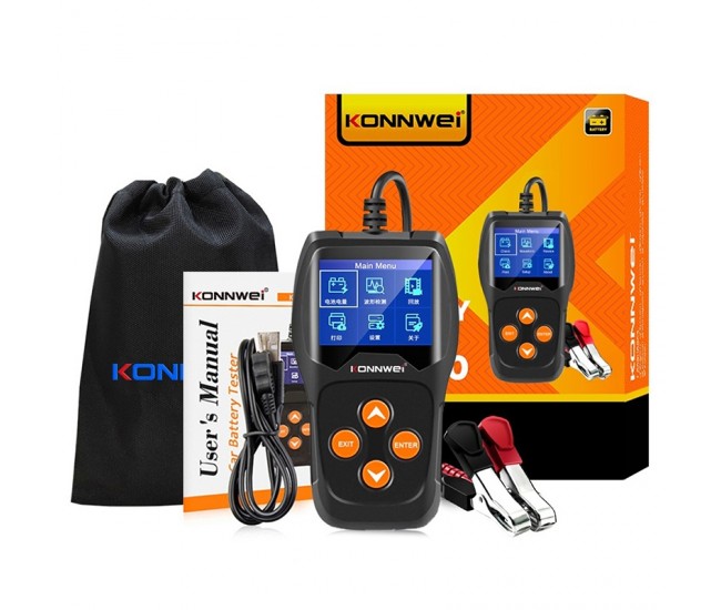 TESTER BATERII AUTO KW600 KONWEII 