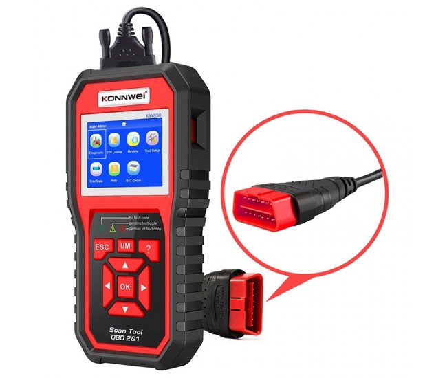 MULTIMETRU DIAGNOZA AUTO OBD2 KW850 KONNWEI 