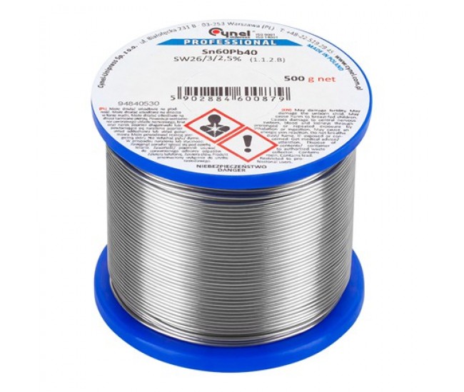 ROLA FLUDOR SN60PB40 CYNEL 2.0MM 500G 