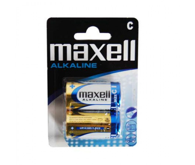 BATERIE ALCALINA MAXELL LR14 BLISTER 2 BUC 