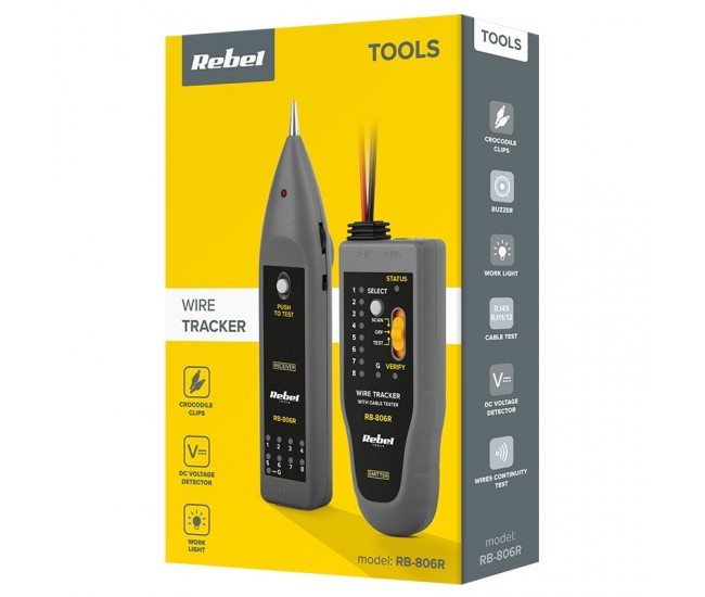 TESTER CABLU CABLE TRACKER RB-806R REBEL 