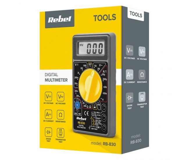 MULTIMETRU UNIVERSAL RB-830 REBEL MULTIMETRU UNIVERSAL RB-830 REBEL