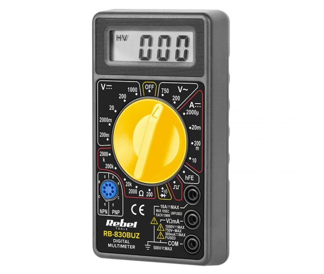 MULTIMETRU UNIVERSAL RB-830BUZ REBEL 