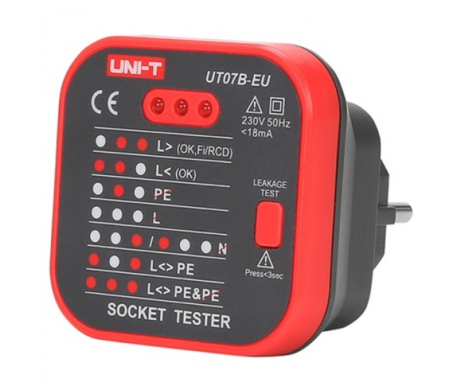 MULTIMETRU DIGITAL TESTER RETEA UT07B UNI-T