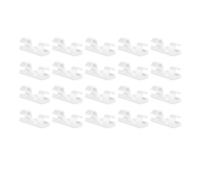 CABLE CLIPS SET 20 BUC 