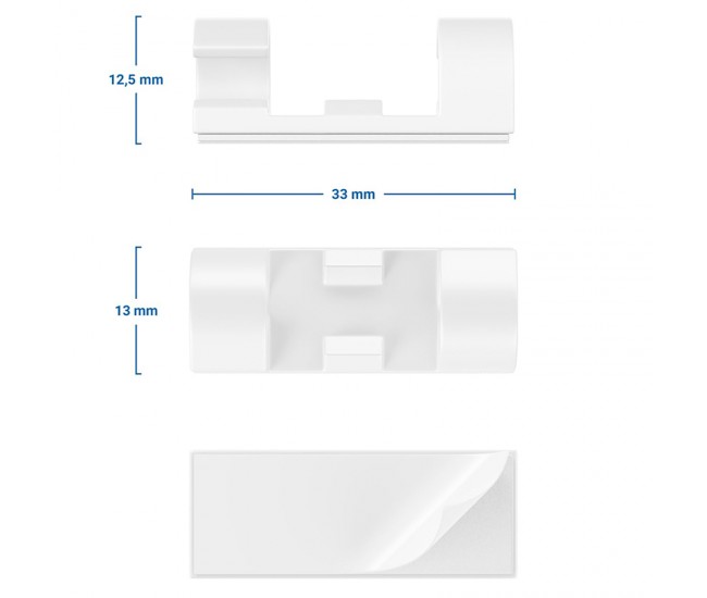 CABLE CLIPS SET 20 BUC 