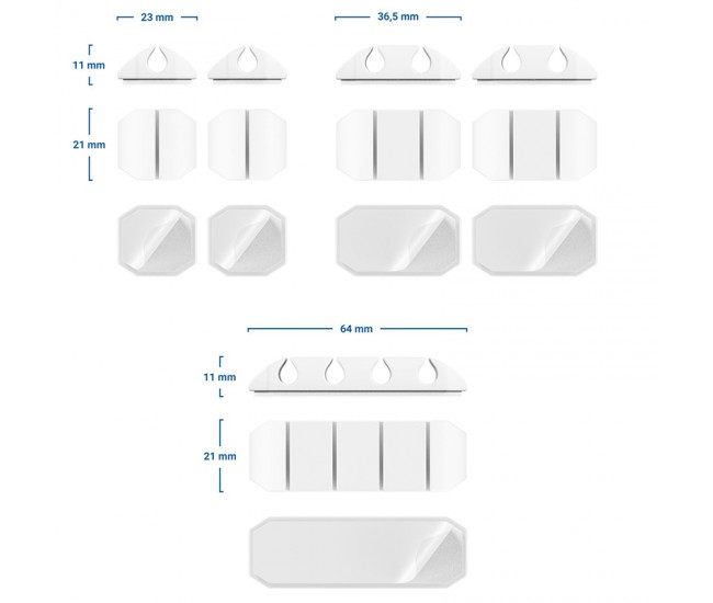 CABLE HOLDER SET 5 BUC 