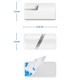 CABLE CLIPS SET 4 BUC 