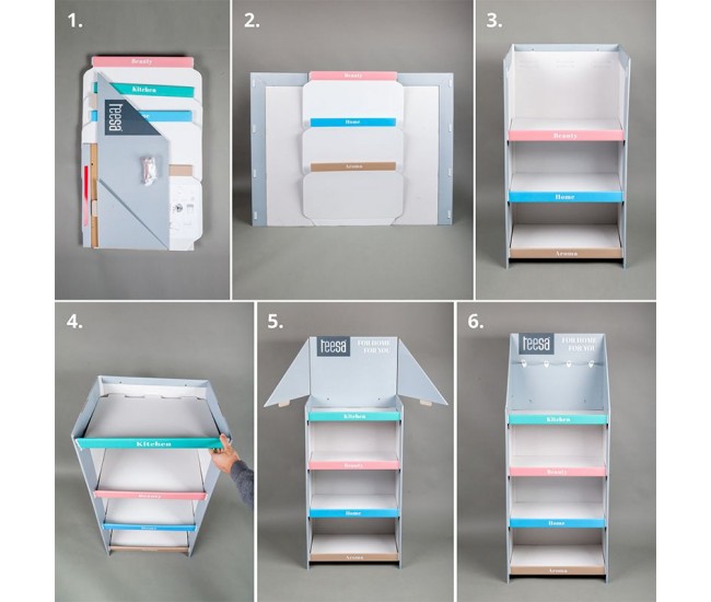 DISPLAY STAND CARTON TEESA