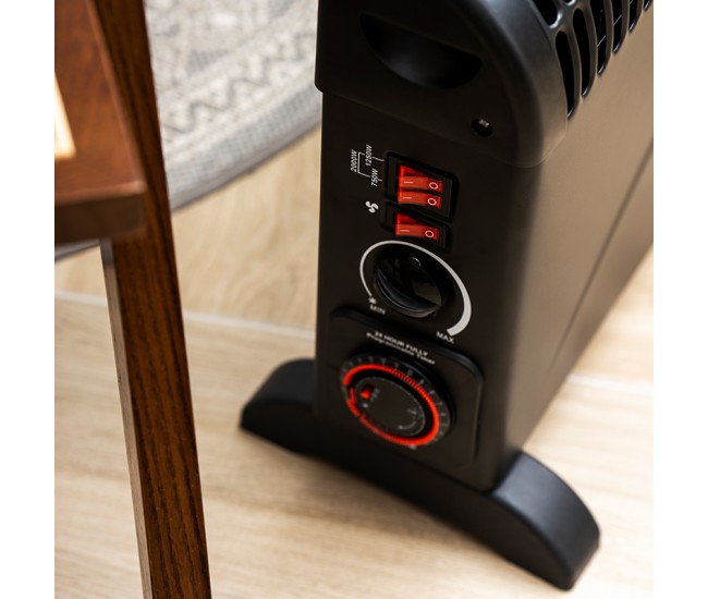 CONVECTOR INCALZIRE 3 TREPTE NEGRU 2000W MESKO 