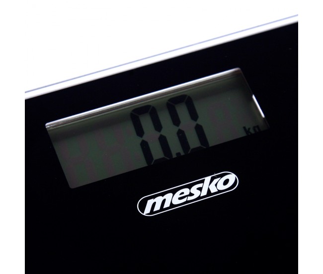 CANTAR PERSOANE STICLA SECURIZATA MS 8150 NEGRU MESKO