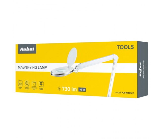 LAMPA LED CU LUPA 10W 6500K 