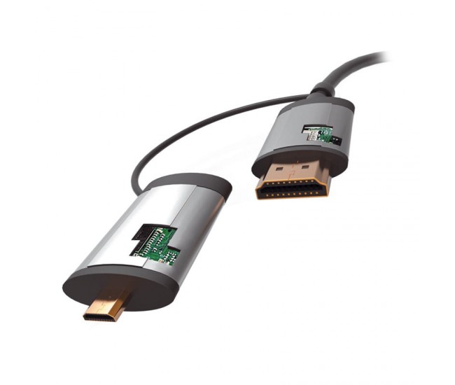 CABLU HDMI - HDMI + ADAPTOR C / D V 1.4 1.5M 