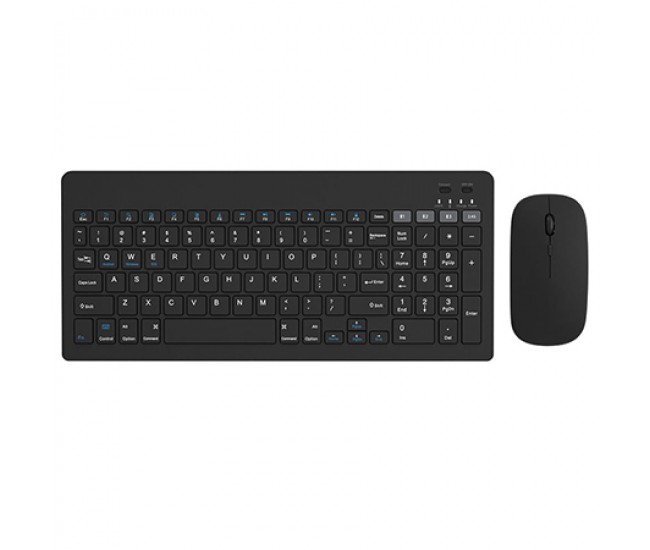 KIT TASTATURA SI MOUSE WIRELESS MISZ NEGRU OMEGA 