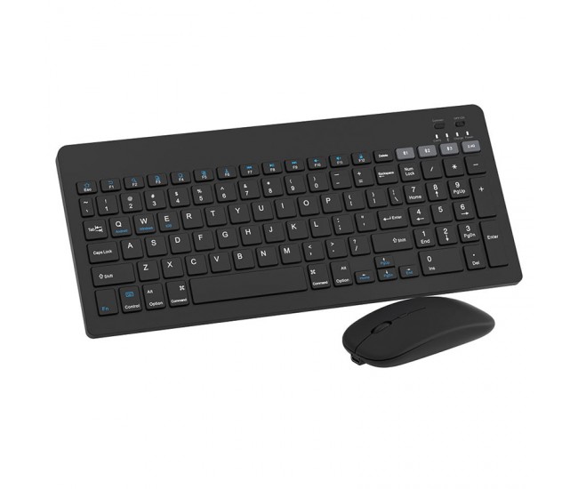KIT TASTATURA SI MOUSE WIRELESS MISZ NEGRU OMEGA 