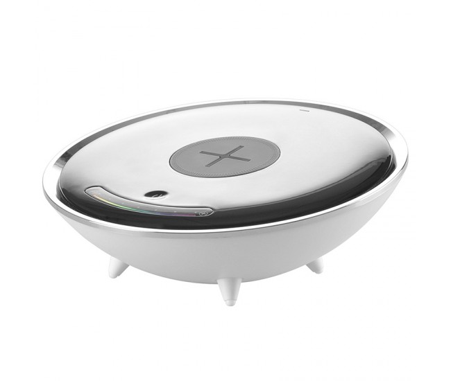 LAMPA LED 10W INCARCARE WIRELESS QI PLATINET 