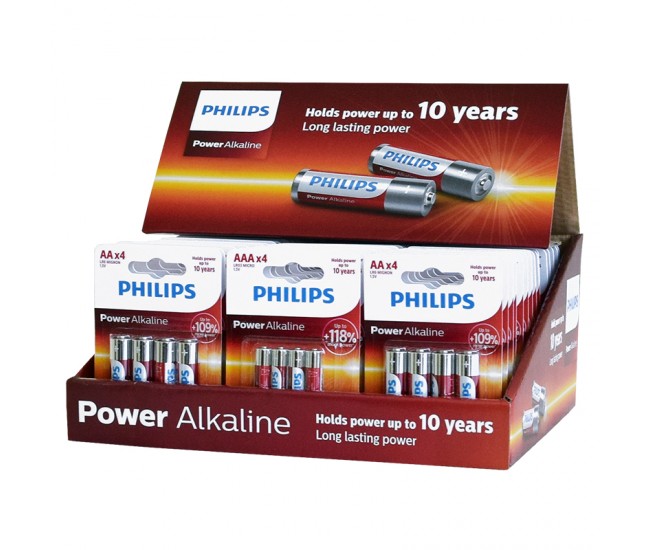 PACHET PROMO BATERII ALCALINE PHILIPS 