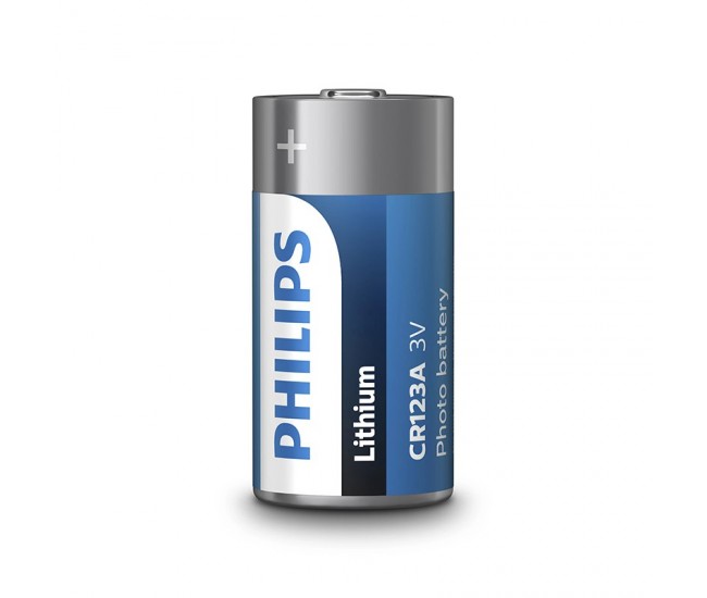 BATERIE LITHIUM CR123 BLISTER 1 BUC PHILIPS 