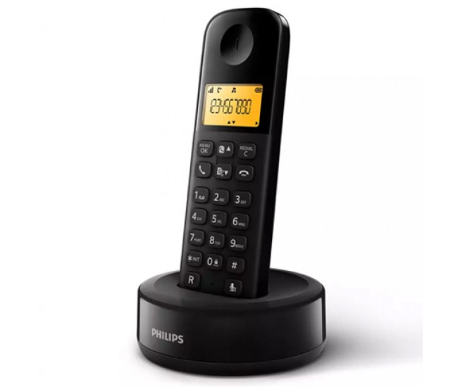 TELEFON DECT D1602 NEGRU PHILIPS 