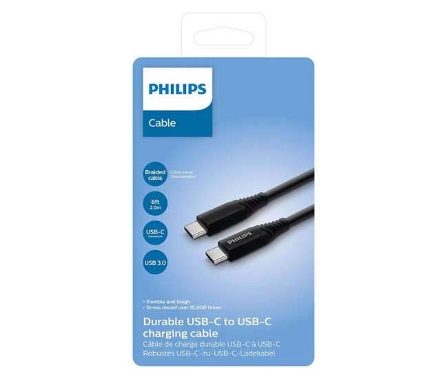 CABLU USB 3.0 TYPE C TATA - TATA 2M PHILIPS 