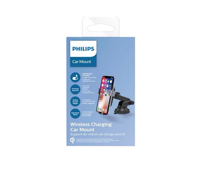 SUPORT TELEFON AUTO INCARCARE INDUCTIVA QI PHILIPS 