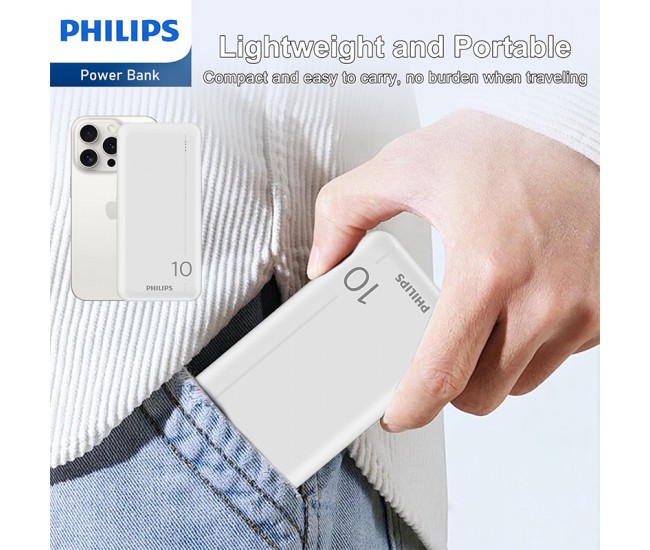POWER BANK LI-POLYMER 10000MAH PHILIPS 