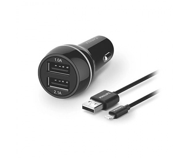 INCARCATOR AUTO DUAL USB ULTRA-RAPID PHILIPS 