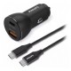 INCARCATOR AUTO USB -A SI USB TYPE C PHILIPS 