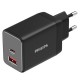 ALIMENTATOR RETEA USB-A + USB C PD 45W PHILIPS 