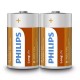 BATERIE LONGLIFE R20 D FOLIE  2 BUC PHILIPS 