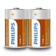 BATERIE LONGLIFE R20 D FOLIE  2 BUC PHILIPS 