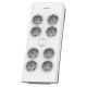 PRELUNGITOR SURGE PROTECTOR 8 PRIZE 2M PHILIPS 