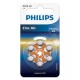 BATERIE AUDITIVA ZINC AIR BLISTER 6 BUC PHILIPS 