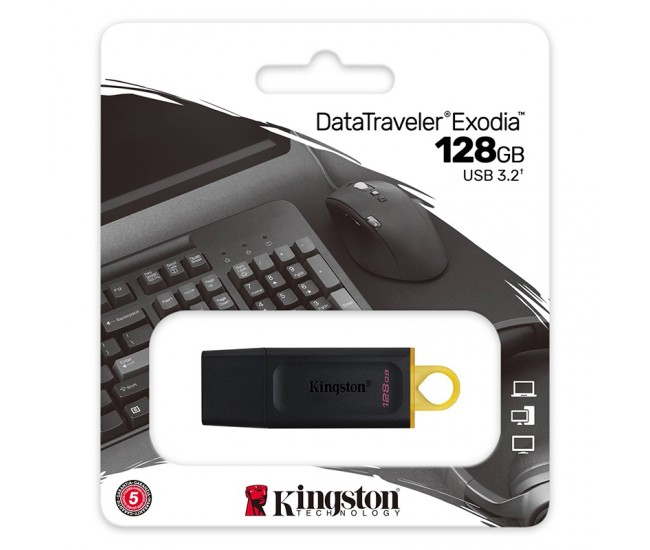 FLASH DRIVE 128GB DT USB 3.2 GEN1 KINGSTON