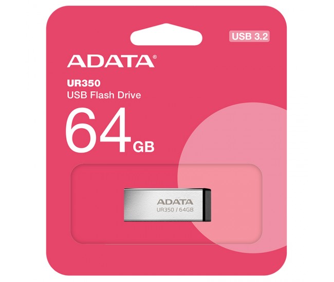 FLASH DRIVE METALIC 64GB USB 3.2 UR350 ADATA 