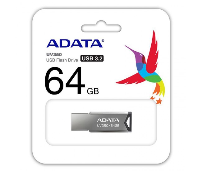 FLASH DRIVE 64GB USB 3.2 UV350 ADATA 