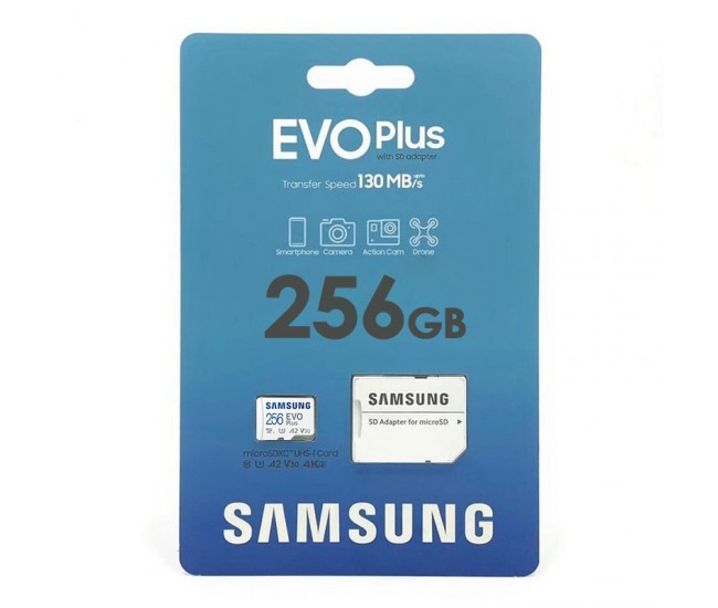MICRO SD CARD 256GB UHS-1 EVO PLUS SAMSUNG 
